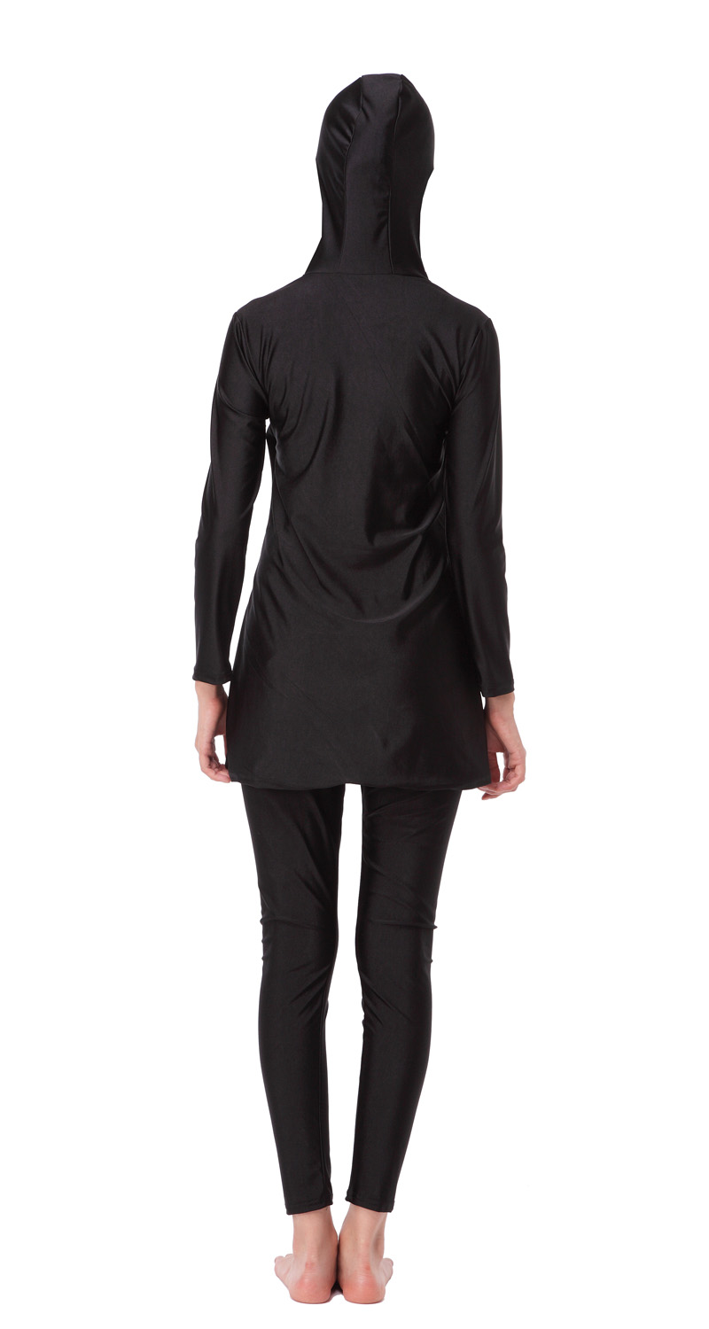 Women's Muslim swimsuit lady's A two-piece suit consists of cap and jacket together,pant.