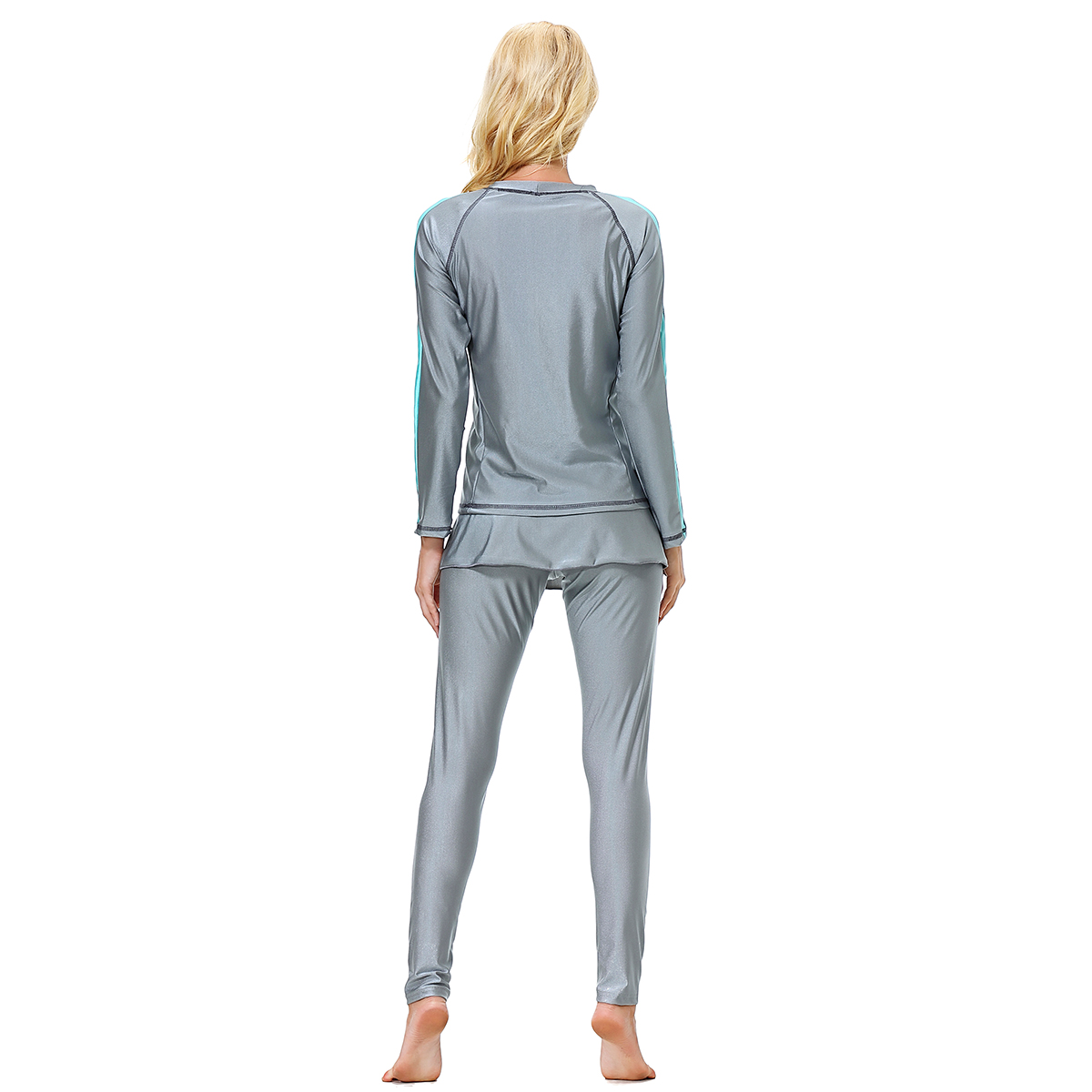 Women's Islamic Muslim swimsuit lady's a three-piece suit consists of cap, coat and pant