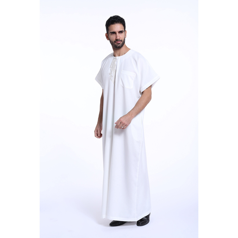 men's Islamic long shirt Muslim robe Middle East men's galabia Muslim Arab men's gown