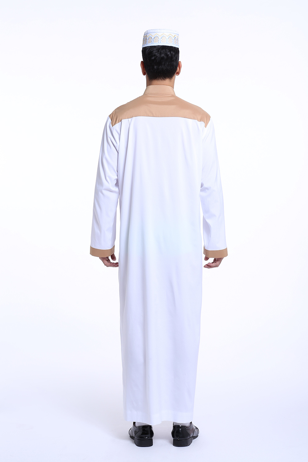 men's Islamic long shirt Muslim robe Middle East men's galabia Muslim Arab men's gown