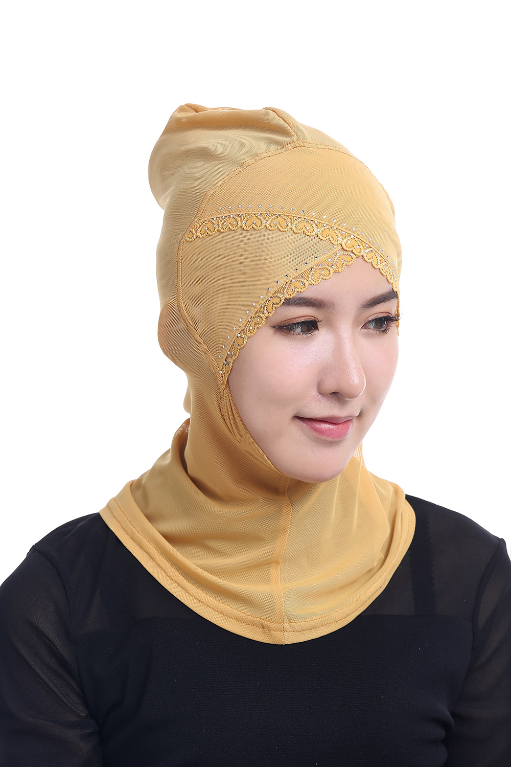 Women's Islamic clothing Muslim bottom cap Middle East lady's hijab Muslim Arab cap(YMD HM206)