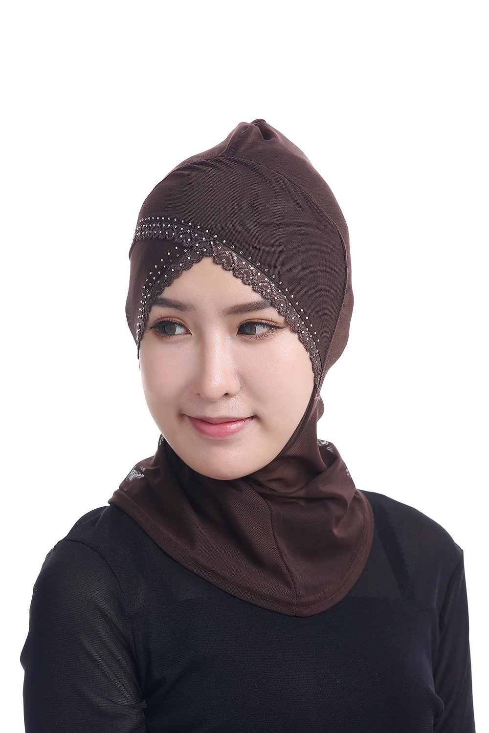 Women's Islamic clothing Muslim bottom cap Middle East lady's hijab Muslim Arab cap(YMD HM206)