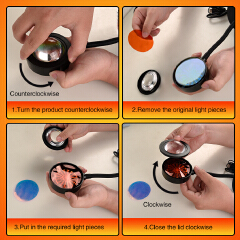 Bluetooth intelligent sunset projector sun projector remote LED Night Light app for room decoration photography gifts