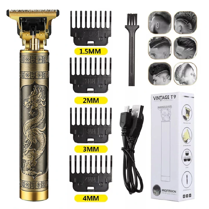 Original T9 Electric Shaver Hair Clipper Rechargeable Hair Clipper Hair Clipper Men Beard Men Haircut Shaver Professional Trimmer