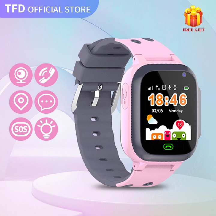 Kids Smart Watch Sim Card Call Phone Smartwatch For Children SOS Photo Waterproof Camera LBS Location Tracker Gift IOS Android