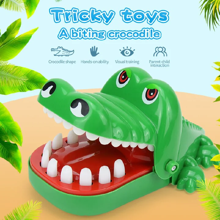 Crocodile Teeth Children's Toys Crocodile Biting Finger Games Fun Party and Children's Games Children's Toys Portable Fun Toys Desktop Finger Games