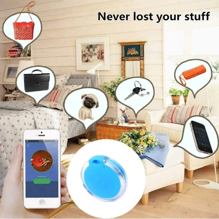 Bluetooth wireless intelligent luggage tracker children's bag children's bag pet key finder anti loss alarm record key item search alarm mobile tracking locator