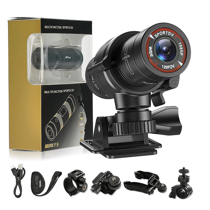 1080P Sports Camera Camcorder Waterproof Mini Outdoor Bike Motorcycle Helmet HD Action Camera 12M Pixels DV Car Video Recorder