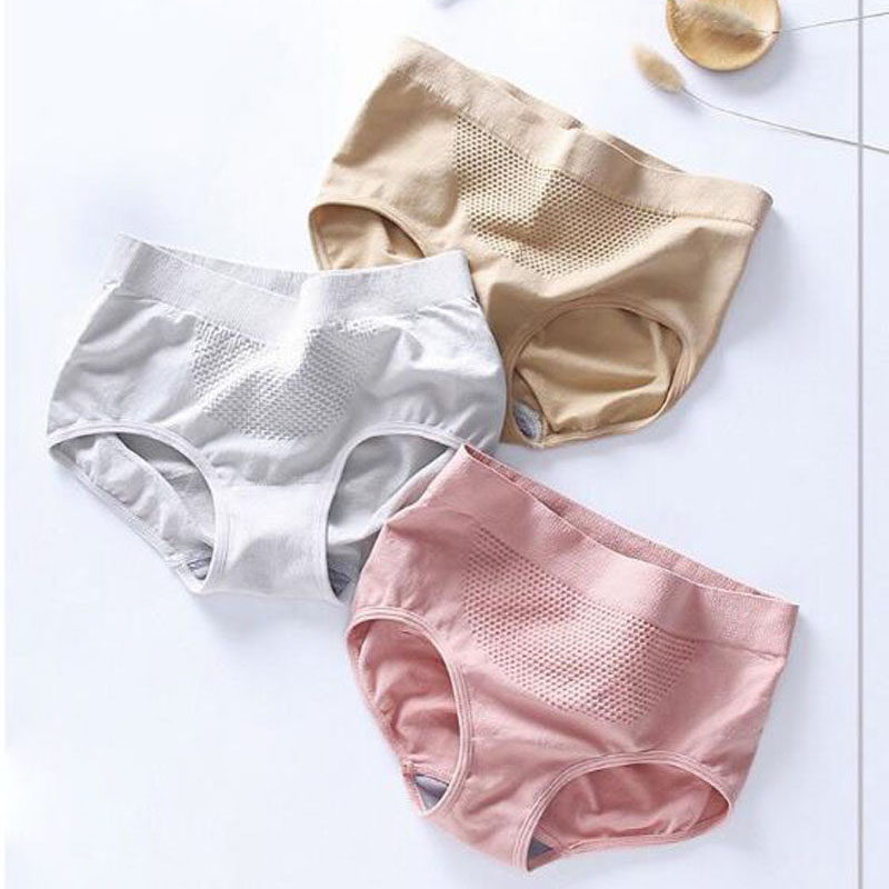 3D Peach Medium Waist Briefs Japan Hot Selling Hive Knicker Nuangong WOMEN'S Seamless Underwear