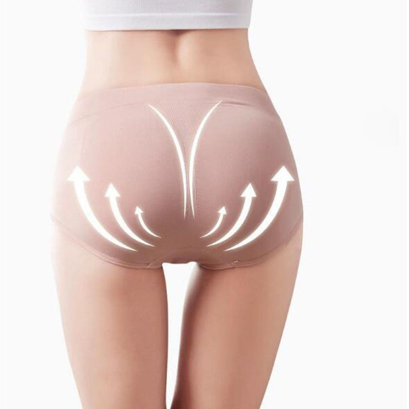 3D Peach Medium Waist Briefs Japan Hot Selling Hive Knicker Nuangong WOMEN'S Seamless Underwear
