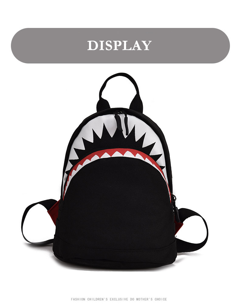 Kids 3D Model Shark School Bags Child's School Bag for Kindergarten Boys and Girls Bagpack Child