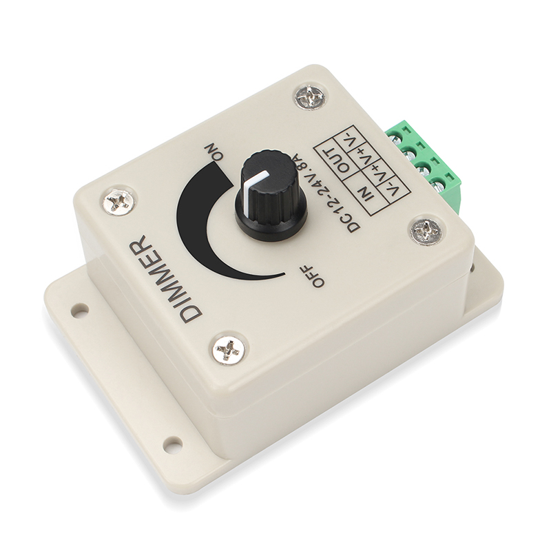 Voltage Stabilizer 12 V Voltage Regulator 8A Power Supply Adjustable Speed Control DC 12V LED Dimmer