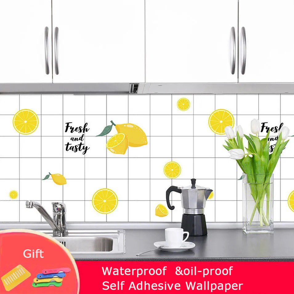 Waterproof Marble Self Adhesive Wallpaper Vinyl Film Wall Stickers Bathroom Kitchen Cupboard Room Decoration Sticky Paper Decal