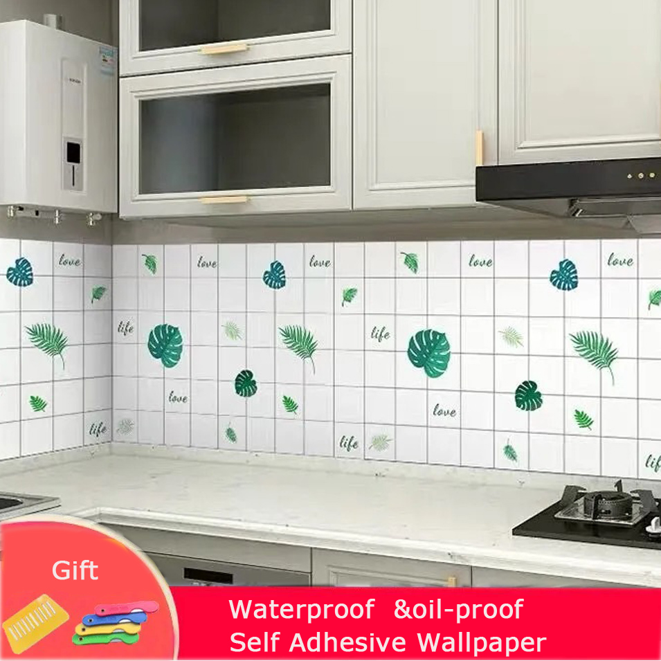 Waterproof Marble Self Adhesive Wallpaper Vinyl Film Wall Stickers Bathroom Kitchen Cupboard Room Decoration Sticky Paper Decal