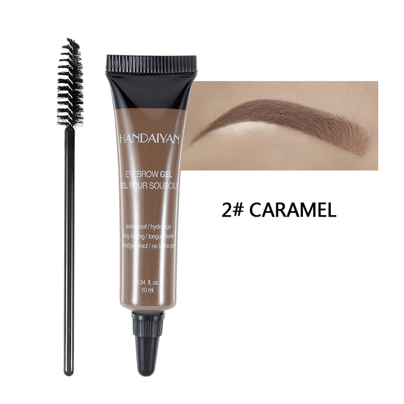 HANDAIYAN EYEBROW GEL Eyebrow glue waterproof non halo dyeing setting liquid eyebrow dyeing cream view 7