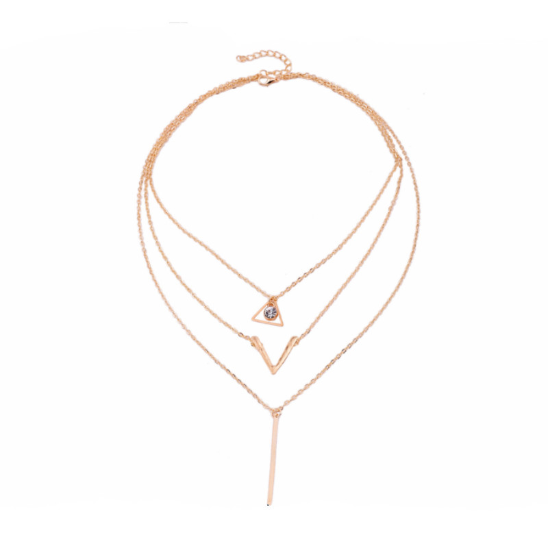 Fashion necklaces for women sexy neck crystal necklaces and pendants clavicle chain jewelry gift