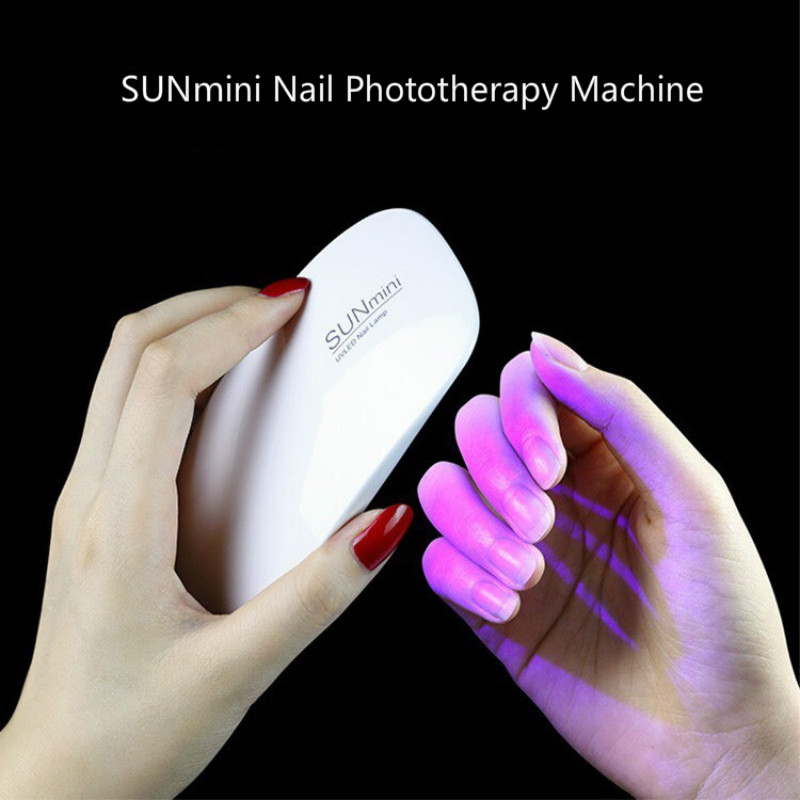 Nail sunmini mouse light therapy machine led portable nail polish glue baking lamp usb interface view 6