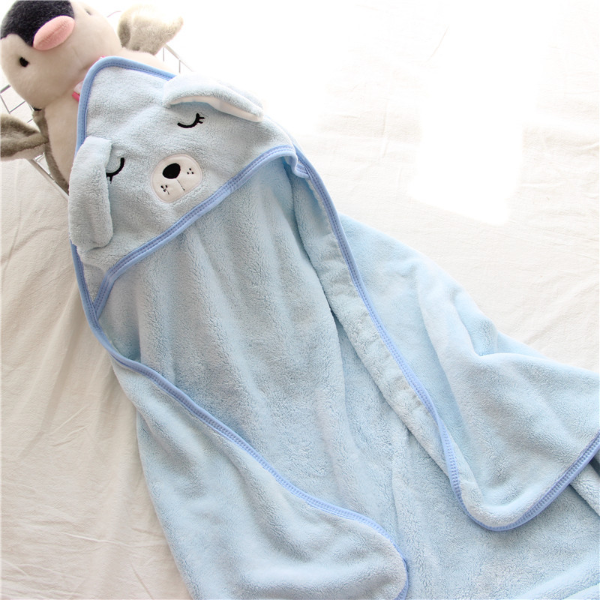 Toddler Baby Hooded Towels Newborn Kids Bathrobe Super Soft Bath Towel Blanket Warm  Baby Care