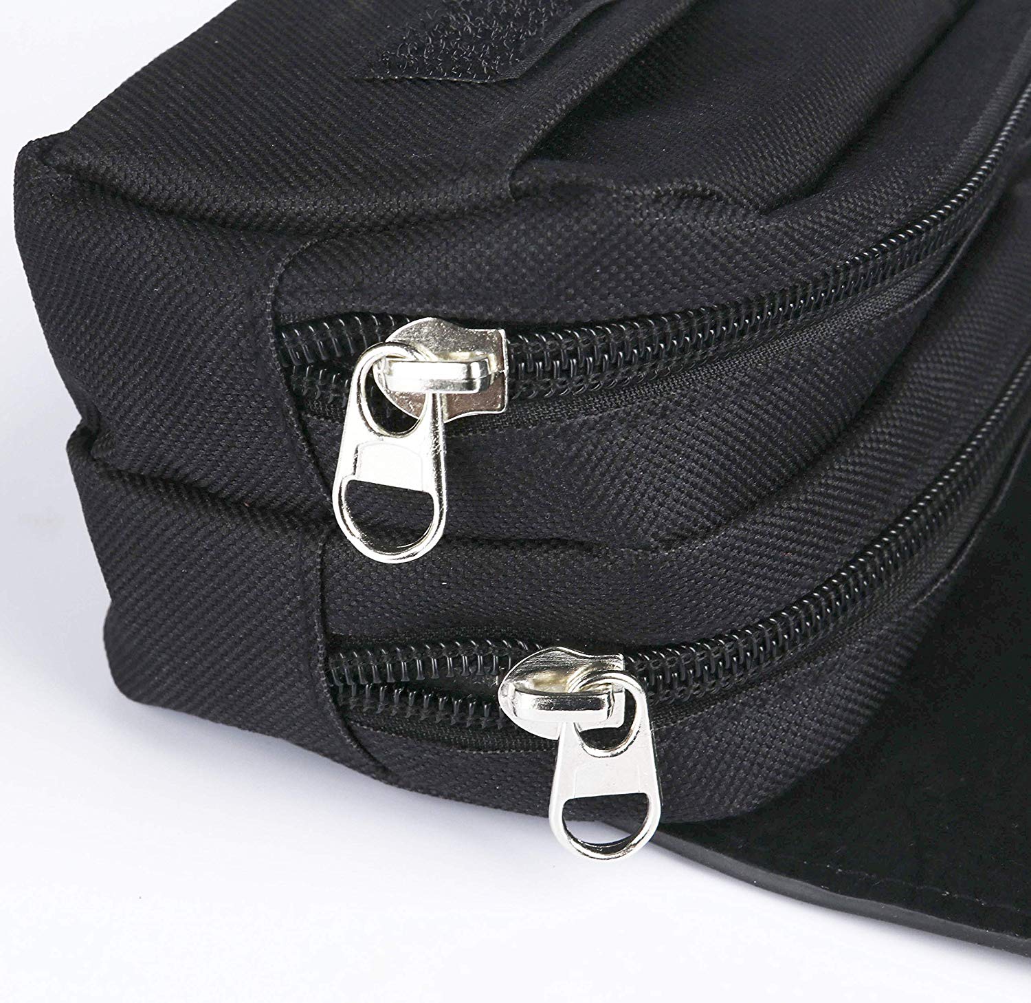 BTS Pencil Case Large Capacity Cosmetic Bag PU-Leather Double Zippers Pen Bag Office Stationary Bag