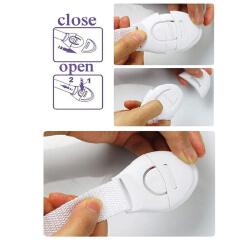 Adjustable Child Safety Lock,10 pcs Baby Proof Your Cabinets with No Trapped Fingers