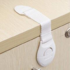 Adjustable Child Safety Lock,10 pcs Baby Proof Your Cabinets with No Trapped Fingers