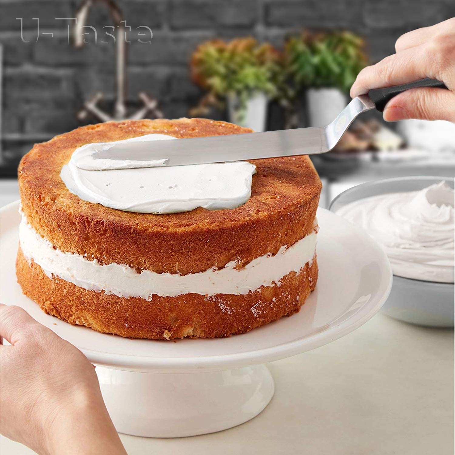 3 Pcs Icing Spatula Set, Professional Baking Angled Cake Frosting Spatula, 6", 8", 10" kitchen tools
