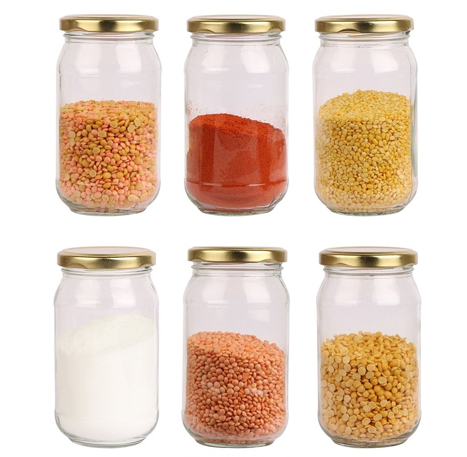 Honey Spice Food Glass Storage Jars, 720g/ml