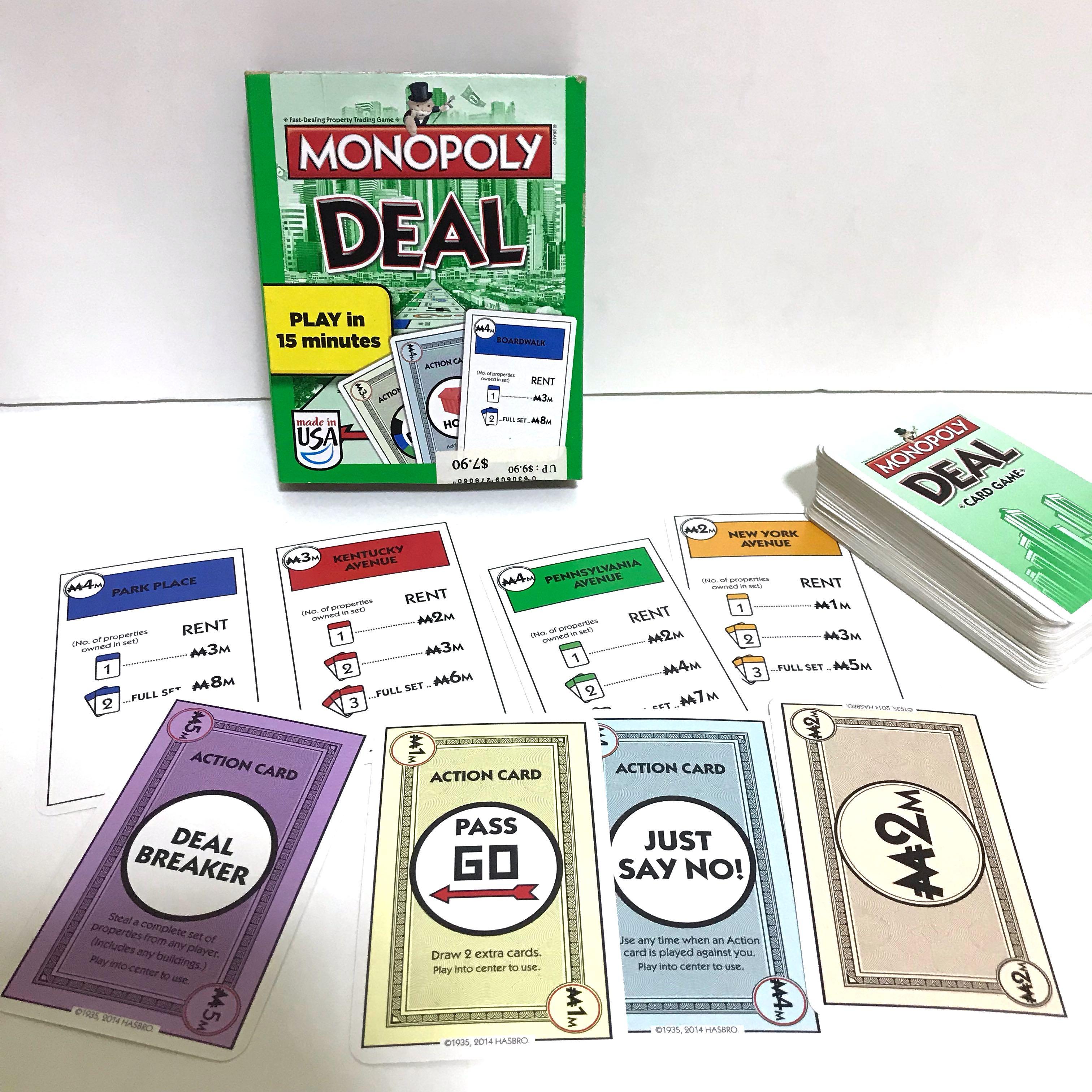 Family Kids Monopoly Deal Card Game