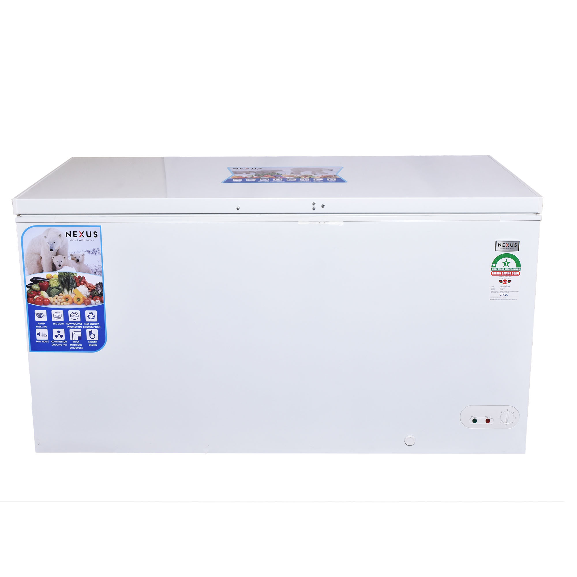 NX 550C - 459 Litres - Chest Freezer-White