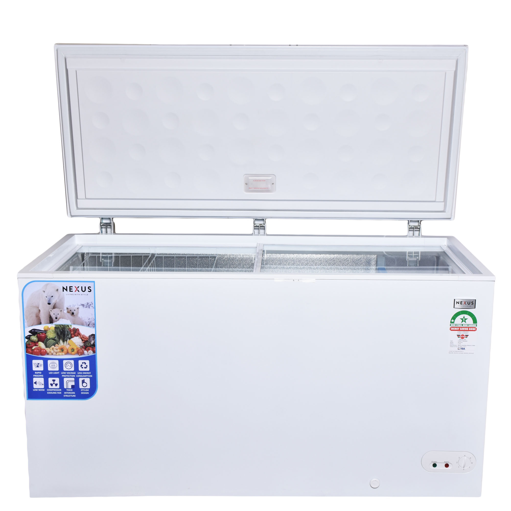 NX 550C - 459 Litres - Chest Freezer-White