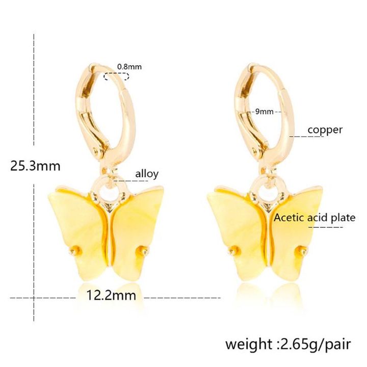 Jewellery Women Jewellery Ladies Butterfly Earrings Women Earrings Ladies Earrings