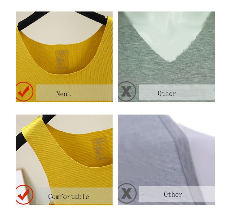 New women's T-shirt thread cotton casual seamless round neck stretch plus size strap bottoming shirt