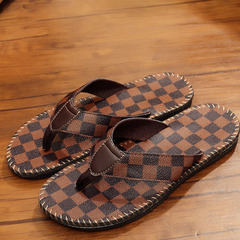 New style slippers fashion casual men's beach open toe flip flops