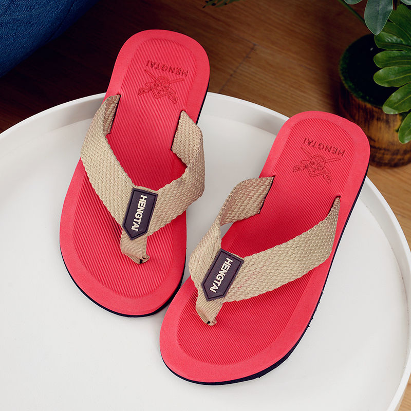 Summer men's flip-flops outdoor non-slip beach flip-flops