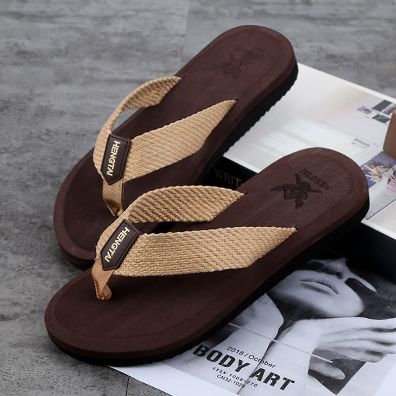 Summer men's flip-flops outdoor non-slip beach flip-flops