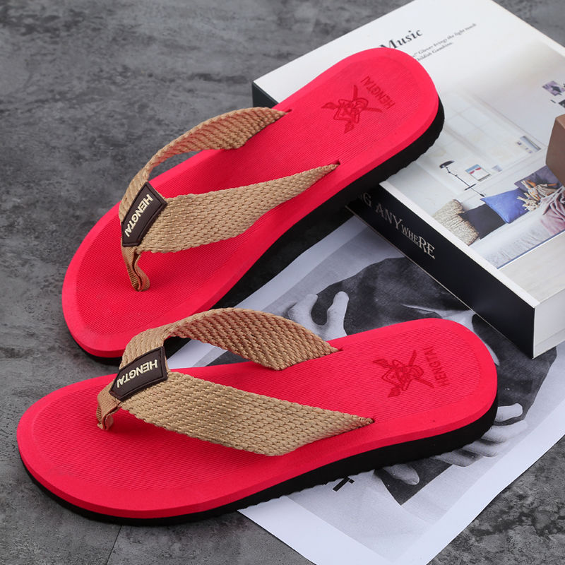 Summer men's flip-flops outdoor non-slip beach flip-flops