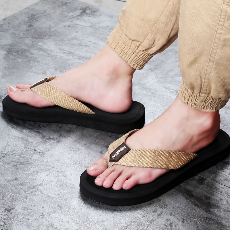 Summer men's flip-flops outdoor non-slip beach flip-flops