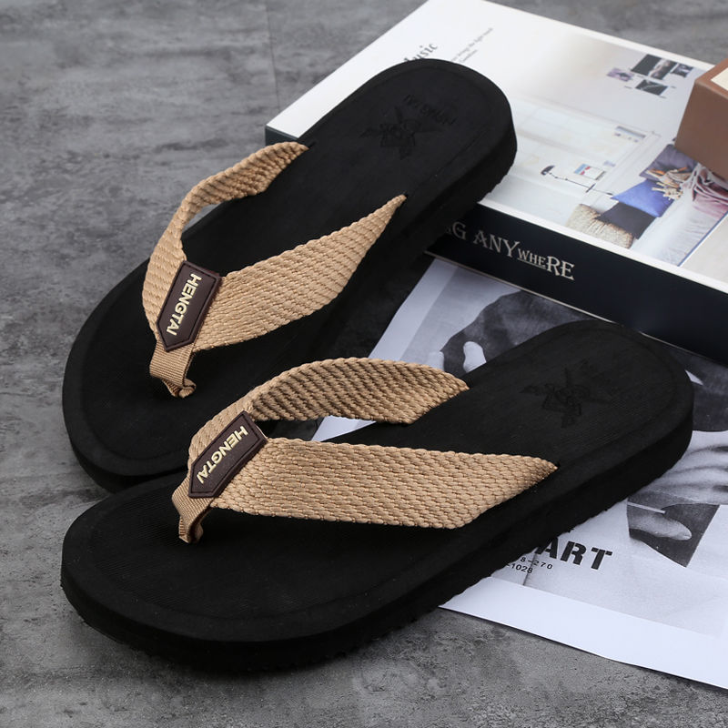 Summer men's flip-flops outdoor non-slip beach flip-flops
