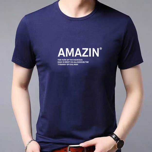 Men's t-shirt short-sleeved young student casual t-shirt