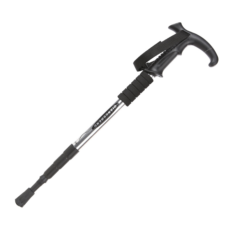 Outdoor climbing stick multi-functional aluminum alloy ultra light walking stick