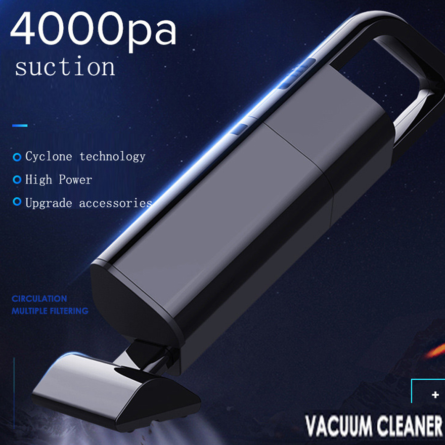 Car vacuum cleaner wireless strong suction dry and wet dual purpose household vehicle