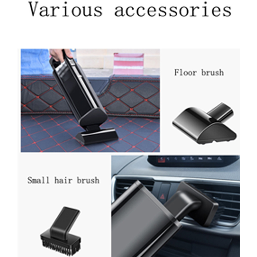 Car vacuum cleaner wireless strong suction dry and wet dual purpose household vehicle