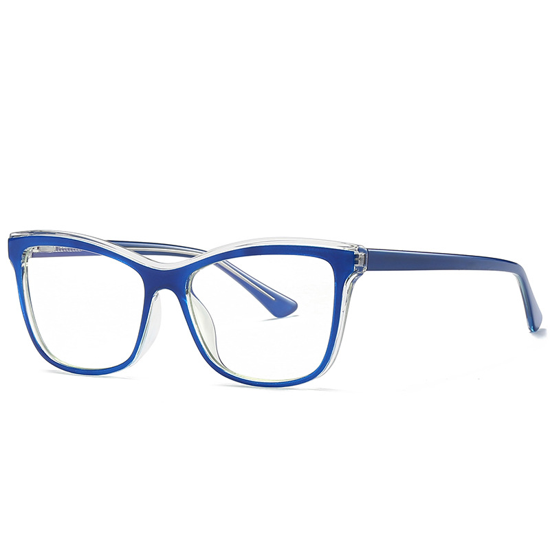 Blue proof flat lens fashionable full frame Nordic glasses Spectacle Frames Retro anti-blue