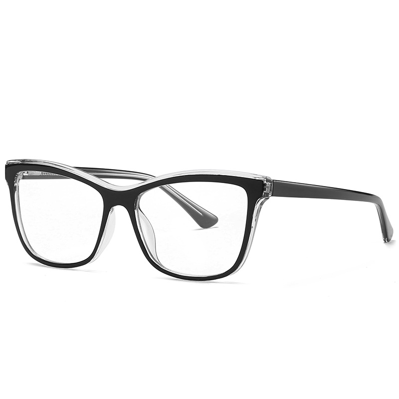 Blue proof flat lens fashionable full frame Nordic glasses Spectacle Frames Retro anti-blue