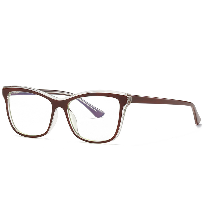 Blue proof flat lens fashionable full frame Nordic glasses Spectacle Frames Retro anti-blue