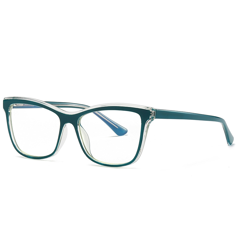 Blue proof flat lens fashionable full frame Nordic glasses Spectacle Frames Retro anti-blue
