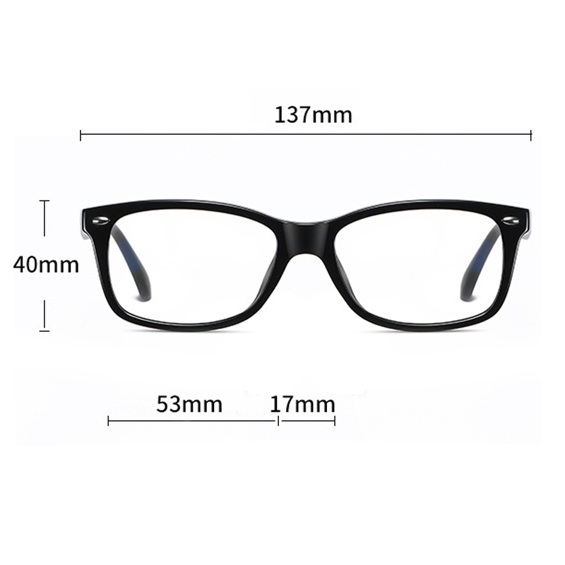 New photochromic glasses for men and women, retro flat mirrors, classic anti-blue light color glasse