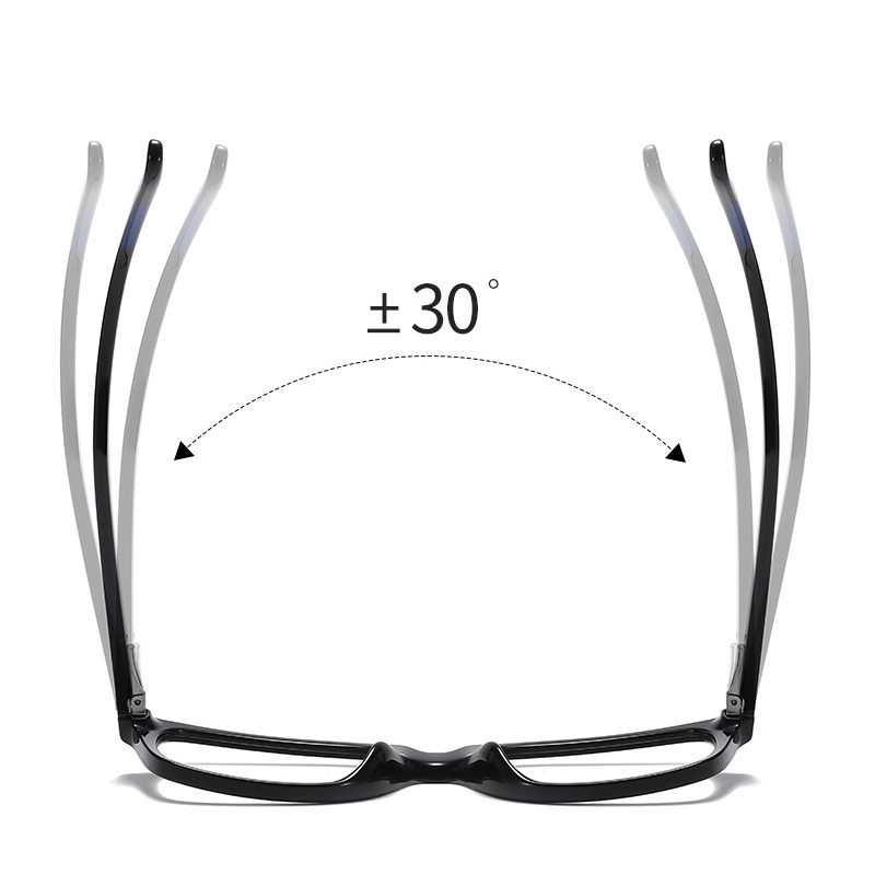 New photochromic glasses for men and women, retro flat mirrors, classic anti-blue light color glasse