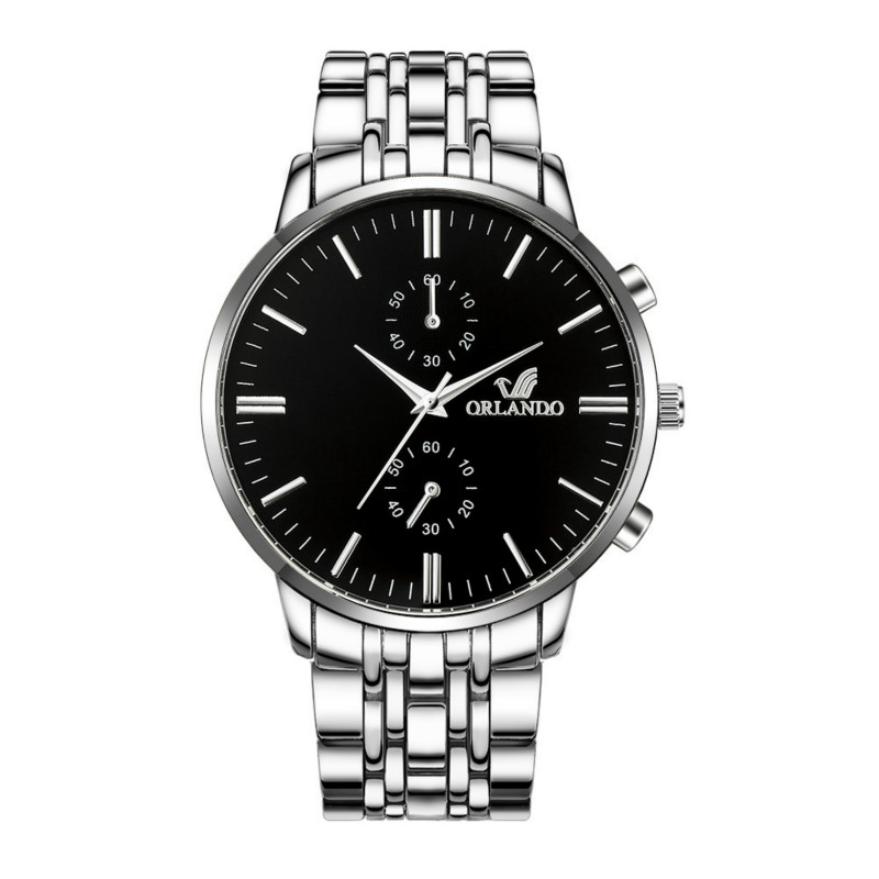 Fashion watches japan quartz watch men steel belt business watchs gold watche silver watched watches