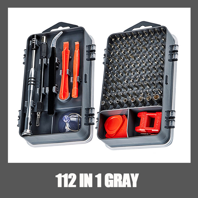 112 in 1ScrewdriverSet Magnetic Screwdriver Bit Torx Multi Phone Repair Tools Kit Electronic Tool